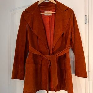 Vintage willie Nelson style suede leather jacket
